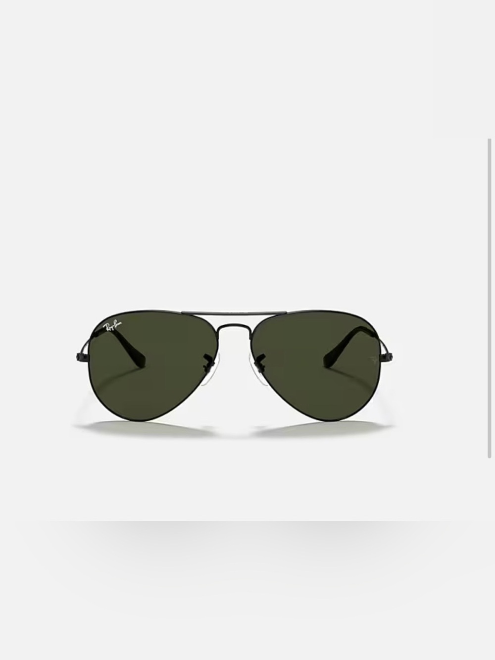 Black Rayban Aviator Classic
